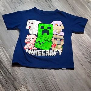 XS 4/5 minecraft shirt